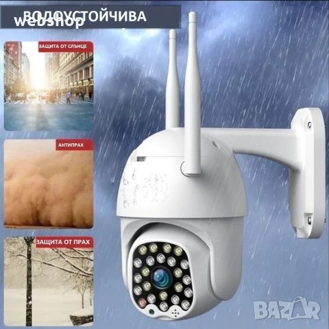 Външна водоустойчива 23 LED WiFi Full HD 2.0MP въртяща камера, снимка 2 - HD камери - 35619148