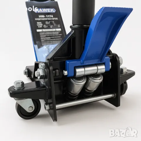 Нископрофилен крик крокодил 3,5 тона с педал 75 – 510 ММ HAWEK, снимка 4 - Други инструменти - 50028625