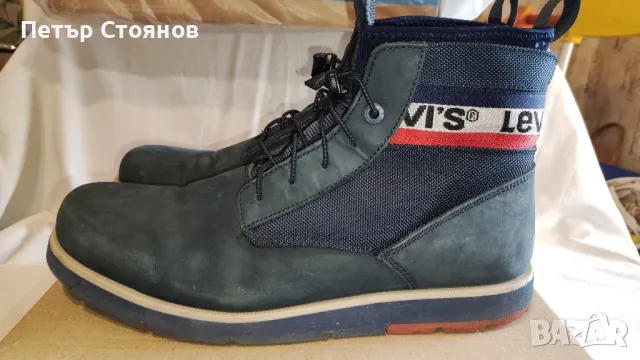 Елегантни мъжки боти от естествена кожа LEVIS №44