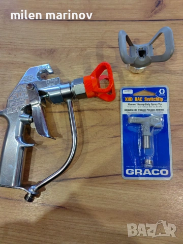 НОВ !пистолет за боядисване graco plus, снимка 4 - Други инструменти - 54154078