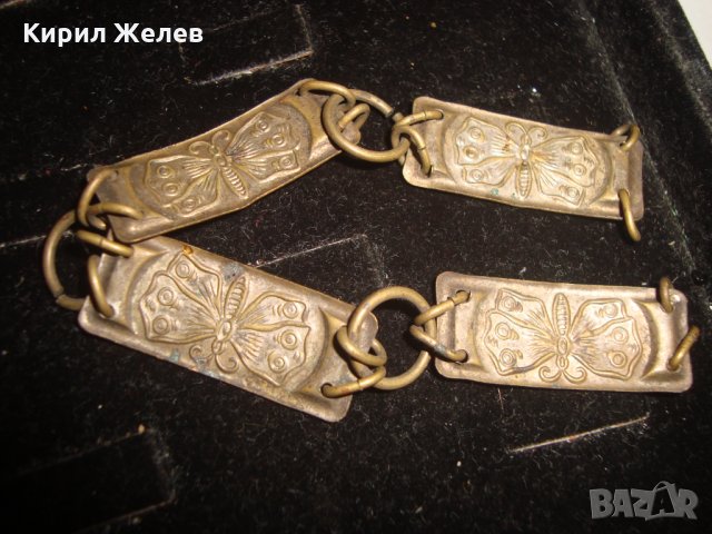 ВИНТИДЖ БРОНЗОВА ГРИВНА с ПЕПЕРУДИ 15358, снимка 9 - Гривни - 30665866