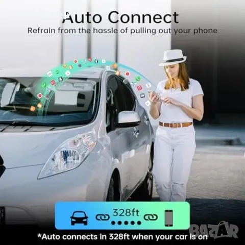 Нов Безжичен CarPlay адаптер - Plug & Play за автомобили 2017+ коли, снимка 5 - Друга електроника - 49892856