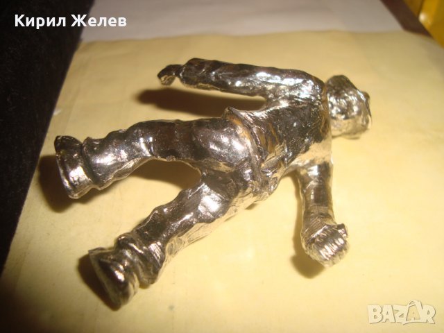 ОЛОВНА ФИГУРКА ЧОВЕЧЕ ПИЯНИЦА МЕТАЛНА СТАТУЕТКА за КОЛЕКЦИЯ ХУДОЖЕСТВЕНА МАЙСТОРСКА РАБОТА 24833, снимка 11 - Колекции - 34485637