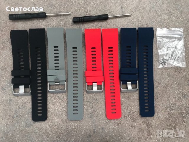 Каишки Garmin Forerunner 35, силиконова каишка , снимка 2 - Каишки за часовници - 31202092