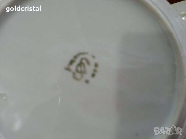 Стар български порцелан чинии дълбоки , снимка 3 - Антикварни и старинни предмети - 37552150