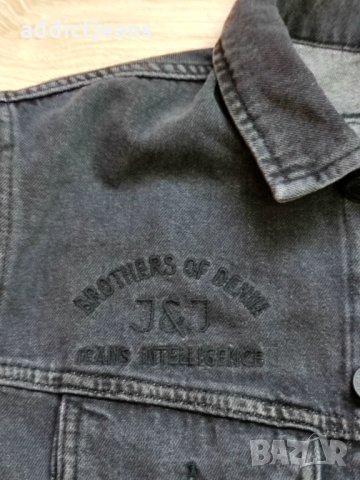 Мъжко дънково яке Jack&Jones размер L, снимка 3 - Якета - 34007567