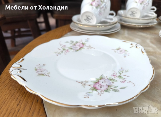Сервиз за кафе/чай от костен порцелан Royal Stuart, снимка 5 - Сервизи - 52813819
