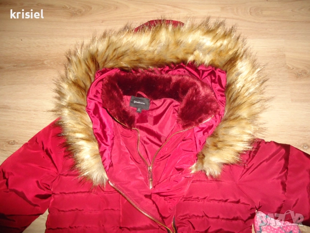 ЗИМНО ТОПЛО ЕЛЕГАНТНО ЯКЕ С ГЪШИ ПУХ--М номер, снимка 2 - Якета - 52634968