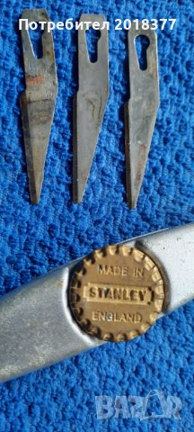 STANLEY - ENGLAND/ макетен нож, снимка 2 - Други инструменти - 40410457