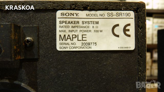 задни  SONY, снимка 5 - Тонколони - 30579058