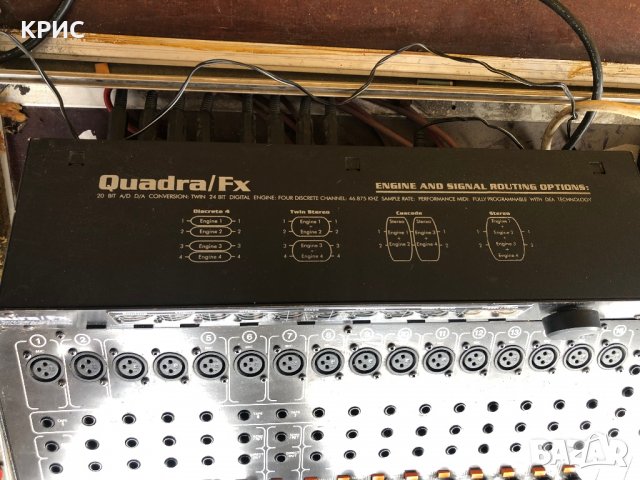 StudioMaster Mixdown 16-4-8 +ART Quadra FX+Куфар, снимка 5 - Ресийвъри, усилватели, смесителни пултове - 37805278