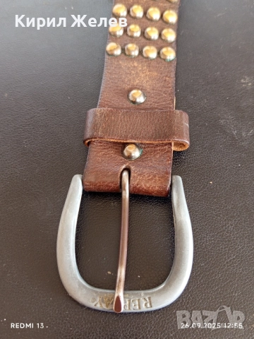 Унисекс кожен колан REPLAY много красив стилен дизайн 46950, снимка 3 - Колани - 51845698