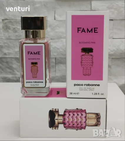 Дамски мини парфюм Paco Rabanne Fame Blooming Pink EDP 38ml