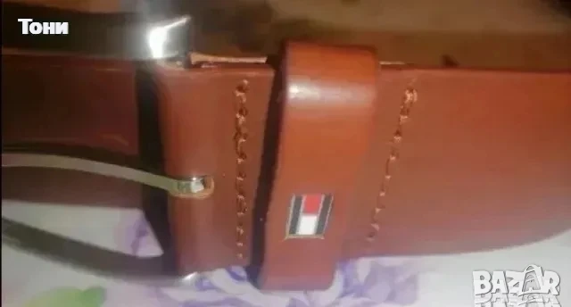 TOMMY HILFIGER Оригинал Нов Дамски Колан Изцяло от Естествена Кожа 100см., снимка 5 - Колани - 52436922