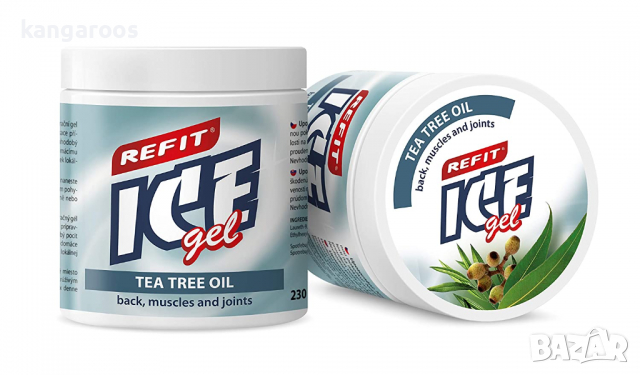 Охлаждащ гел Refit Ice Gel Tea Tree Oil 230 ml– при много силна болка, снимка 1 - Други - 36463343