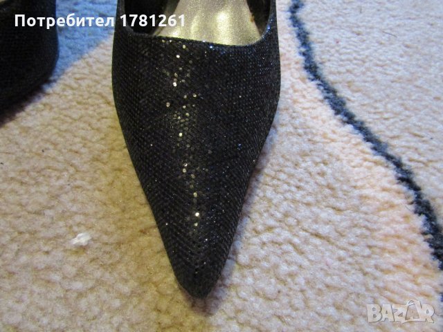 Черни официални обувки, снимка 2 - Дамски обувки на ток - 31045568