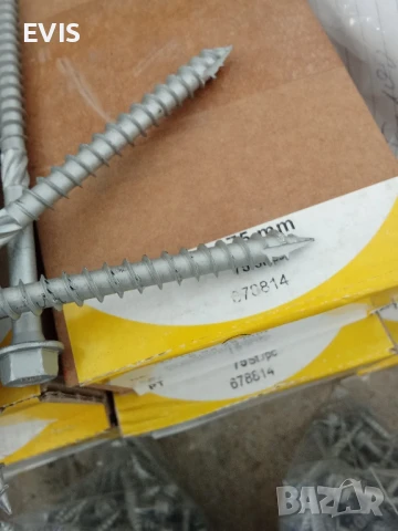 Винт, винтове дърво шестостенна глава, TORX, шайба, връх 17, цинк-ламелно покр. торнадо, разл. р-ри, снимка 4 - Железария - 50988541