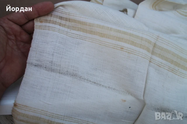 Ленен плат за кърпа, снимка 6 - Платове и дамаски - 50714907