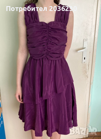 Копринена рокля, снимка 2 - Рокли - 36398860