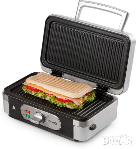Електрически тостер 3 в 1 ,Domo DO9136C, снимка 2 - Тостери - 42495154