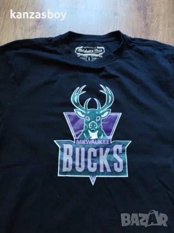 Mitchell & Ness - страхотна мъжка тениска L , снимка 2 - Тениски - 49576481