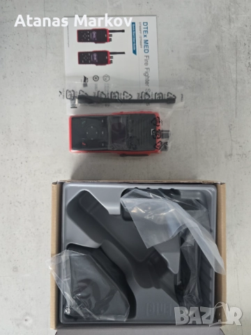 Entel UHF. MED FIRE FIGHTER.( преносима пожароустойчива УКВ станция )