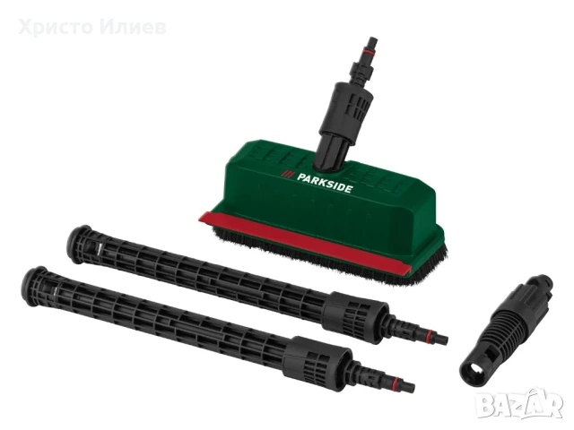 Parkside Приставка за водоструйка Дюза Четка за почистване на повърхности Аксесоари за водоструйка
