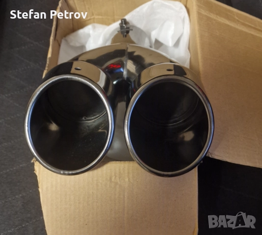 накрайници за ауспух двойни 2бр., снимка 2 - Части - 51955733