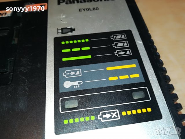 PANASONIC EY0L80 LI-ION NI-MH NI-CD BATTERY CHARGER-ENGLAND 0503231031, снимка 4 - Винтоверти - 39889431