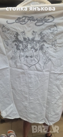 Продавам интересна бяла мъжка риза дълъг ръкав., снимка 3 - Ризи - 51653746