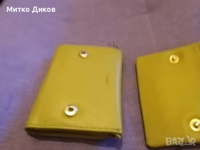 Марково дамско кожено  портмоне две части 115х90мм ново, снимка 7 - Портфейли, портмонета - 48452622