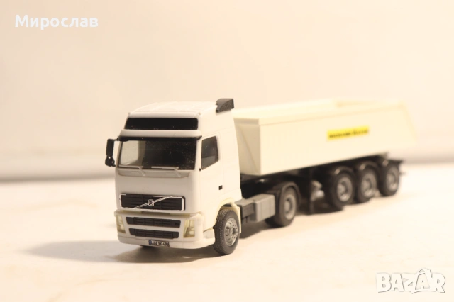 HERPA H0 1/87 VOLVO САМОСВАЛ ГОНДОЛА КАМИОН МОДЕЛ, снимка 2 - Колекции - 54347139