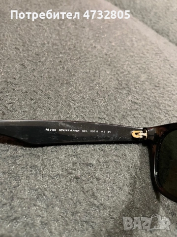 Продавам оригинални слънчеви очила Ray-Ban RB2132 New Wayfarer, снимка 8 - Слънчеви и диоптрични очила - 53950850