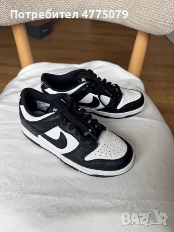 Nike Dunk Low - Черно/Бял модел 