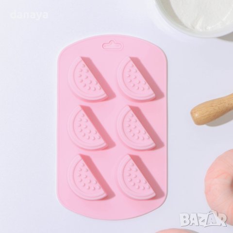 4180 Силиконова форма за бонбони и лед Резенчета Лимон, снимка 4 - Форми - 42862460