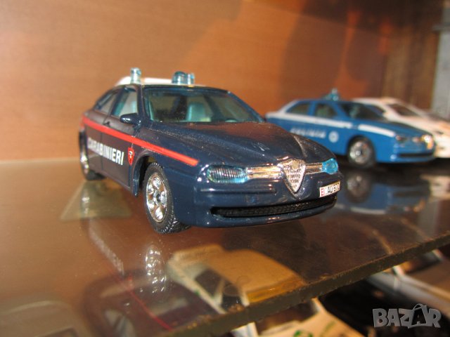 alfa 156 carabinieri 1/43 scale Italy, снимка 1 - Колекции - 30150576