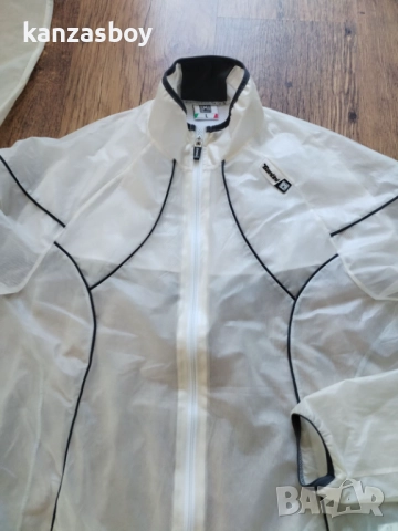 sms santini men cycling jacket waterproof windproof - ултралека вело-мембрана Л умалена, снимка 4 - Спортни дрехи, екипи - 51737030