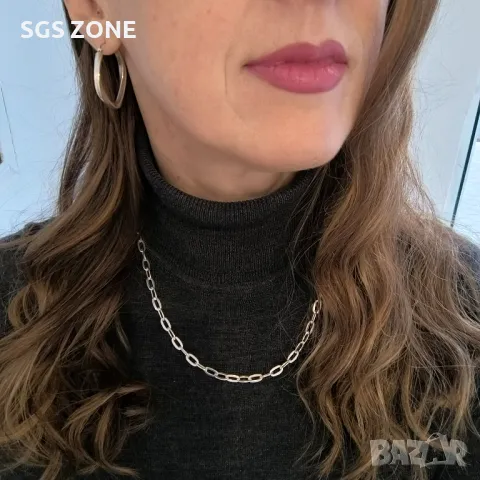 Голям Избор от Италиански Верижки и Гривни Сребро Проба 925, снимка 5 - Гривни - 49988980