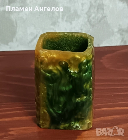 Винтидж моливник, ваза от Каталин, Бакелит , снимка 4 - Антикварни и старинни предмети - 53207362