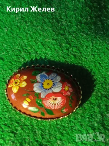 РИСУВАНА РЕТРО АРТ АПЛИКАЦИЯ БРОШКА ВИНТИДЖ 14492, снимка 9 - Други - 30568659