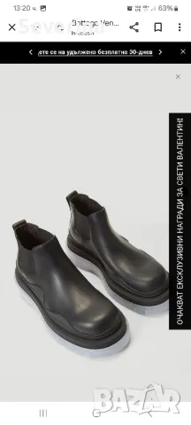 Bottega Veneta *Оригинални боти 40 номер унисекс , снимка 3 - Дамски боти - 48905964