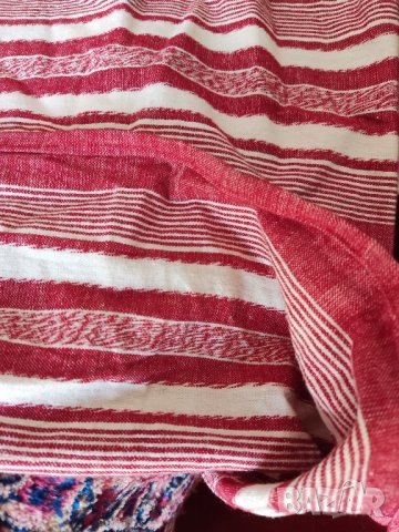 автентичен памучен  Кенар домашно тъкано памучно платно носия риза покривка , снимка 2 - Колекции - 27506146