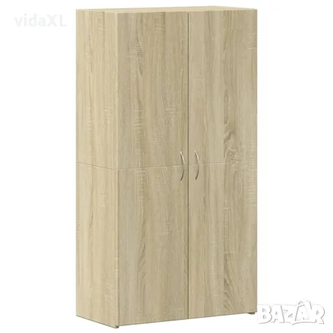vidaXL Шкаф за документи, сонома дъб, 60x32x115 см, инженерно дърво, снимка 1 - Шкафове - 56148198