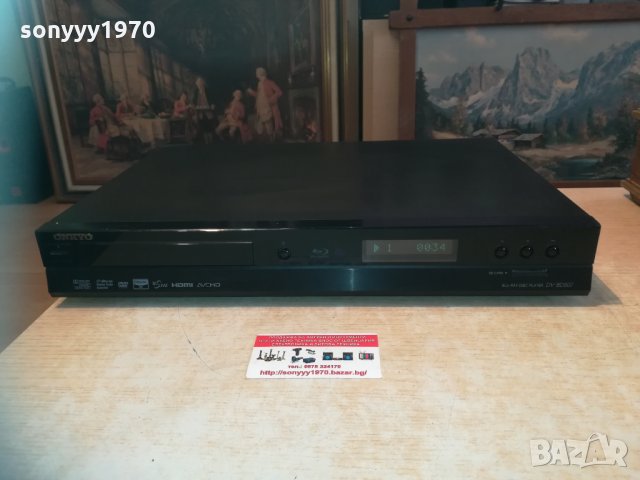 onkyo dv-bd507 blu-ray dvd/lan/hdmi/sd card 0903211117, снимка 14 - Плейъри, домашно кино, прожектори - 32091970