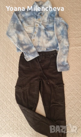 Комплект baggy jeans + леко пролетно яке/горнище