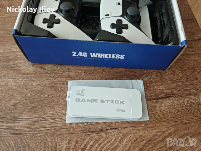Конзола безжична Game Stick 4K/HD 20 000 игри , снимка 3 - Игри за PlayStation - 53875488