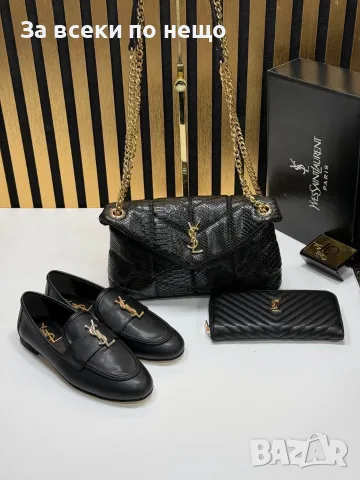 Yves Saint Laurent Дамски Черни Ежедневни Обувки Код SEM-380, снимка 4 - Дамски ежедневни обувки - 55864744
