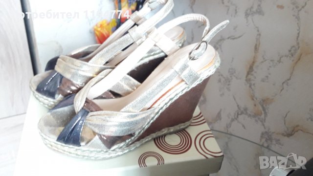 Дамски еспадрили на платформа, снимка 4 - Сандали - 37484426