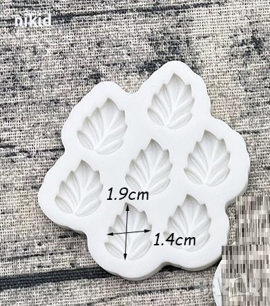 7 малки тропически листа листо листенца силиконов молд фондан декор торта, снимка 2 - Форми - 37180374