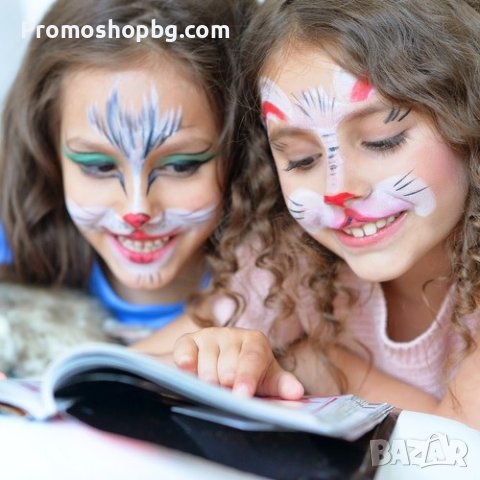 Пастели за рисуване върху лице MAALEO - 12 цвята, снимка 6 - Други - 42169413